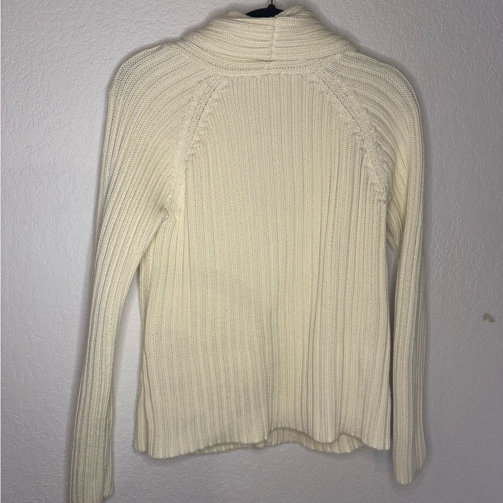 Talbots Ivory Button-Up Cardigan - Picture 2 of 3